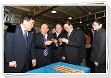 中國紡織工業(yè)聯(lián)合會(huì)王天凱會(huì)長、高勇副會(huì)長、徐文英副會(huì)長視察同和公司，并與崔桂生董事長親切交流
